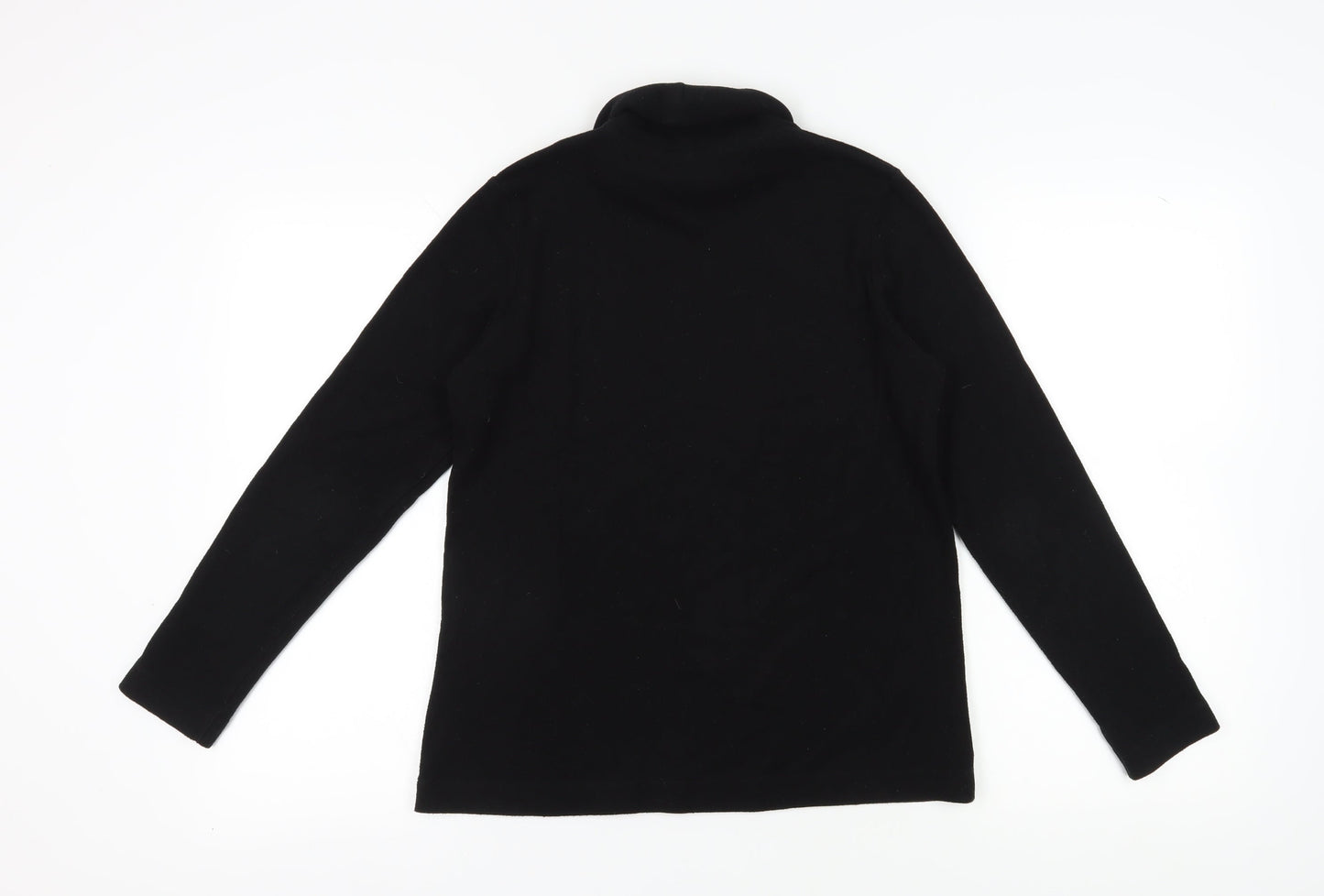 Uniqlo Women's Black Lightweight Pullover Sweatshirt, L