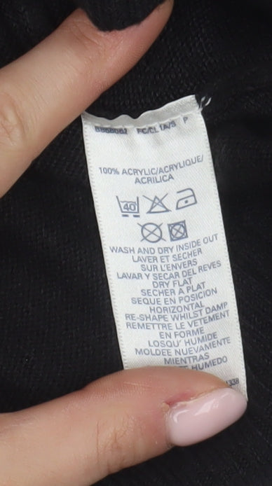 Brand and care label for French Connection Men's Black Medium jumper