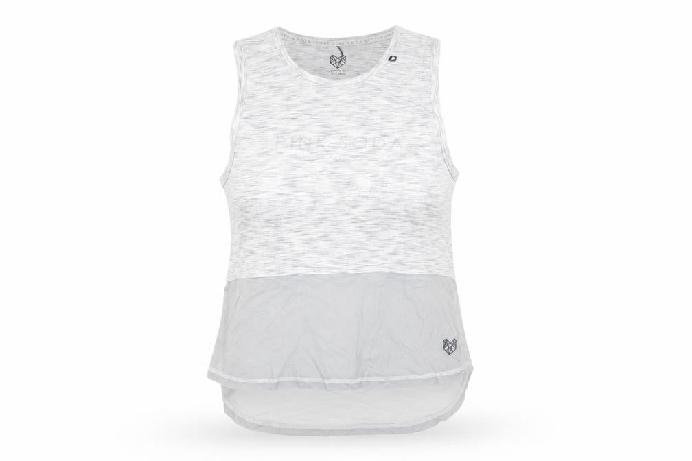 Pink Soda Women's White Tank Top Size 14