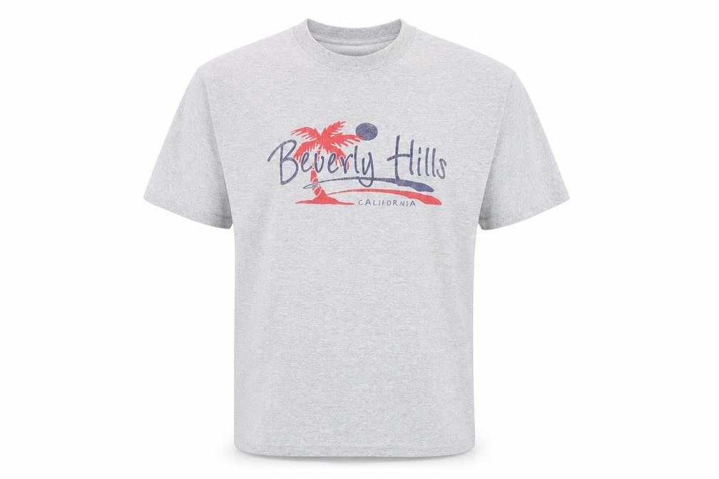 Delta Pro Weight Men's Grey Graphic T-Shirt Size M