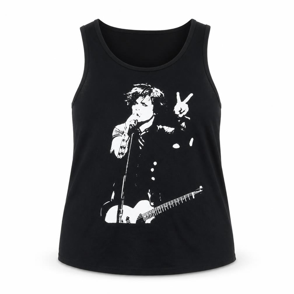 Death Kitty Black Tank Top Women's Adults Size 16