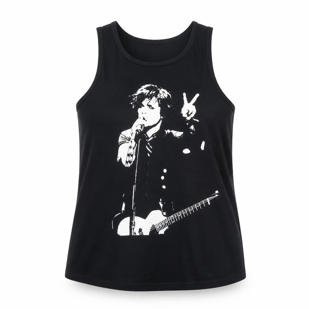 Death Kitty Women's Black Music Tank Top Size 16
