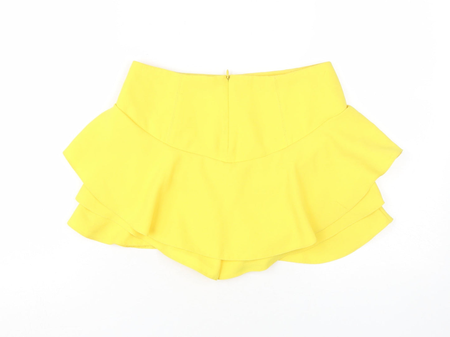 Zara Women's Yellow Tulip Skort, Size S, Casual Spring