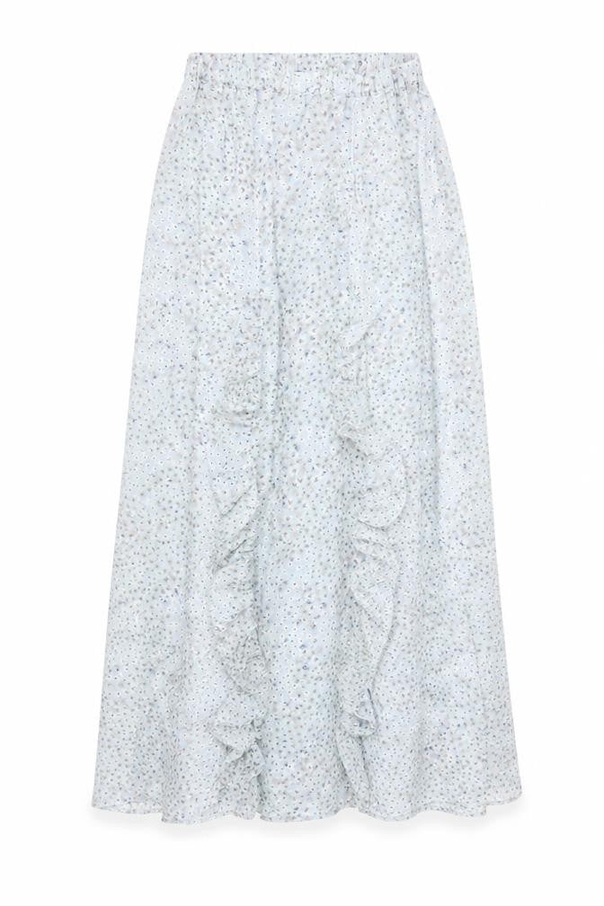 ASOS DESIGN Women's Multicoloured Long A-Line Skirt