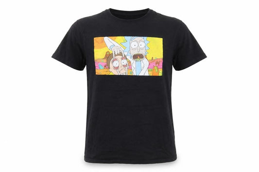 Rick Womens and Morty Black T-Shirt M, Cartoon Lover's Choice