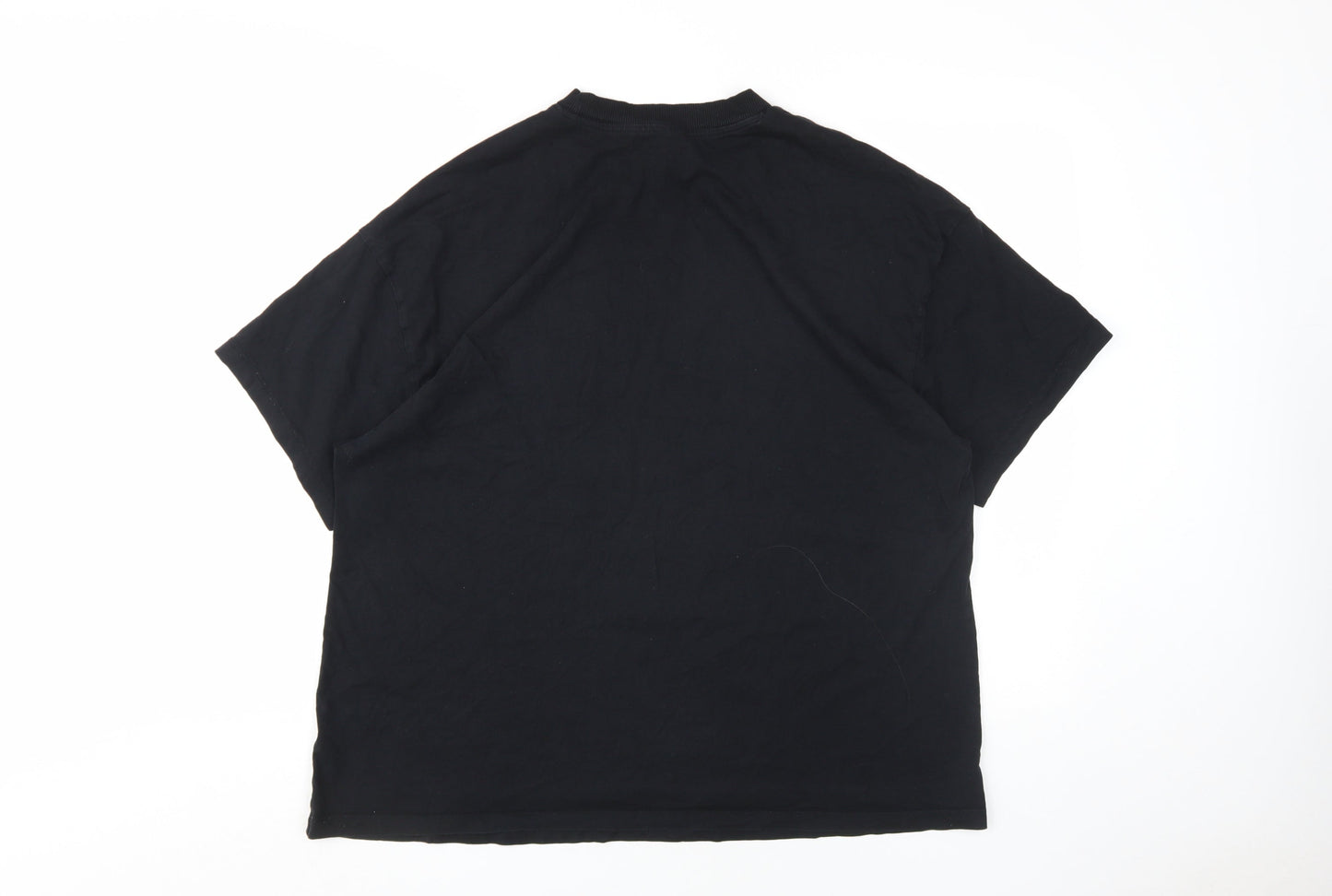 H&M Black Unisex Cotton Music T-Shirt M