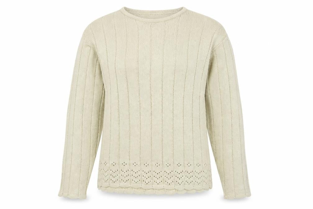 Honor Millburn Women's Beige L Knit Pullover Jumper