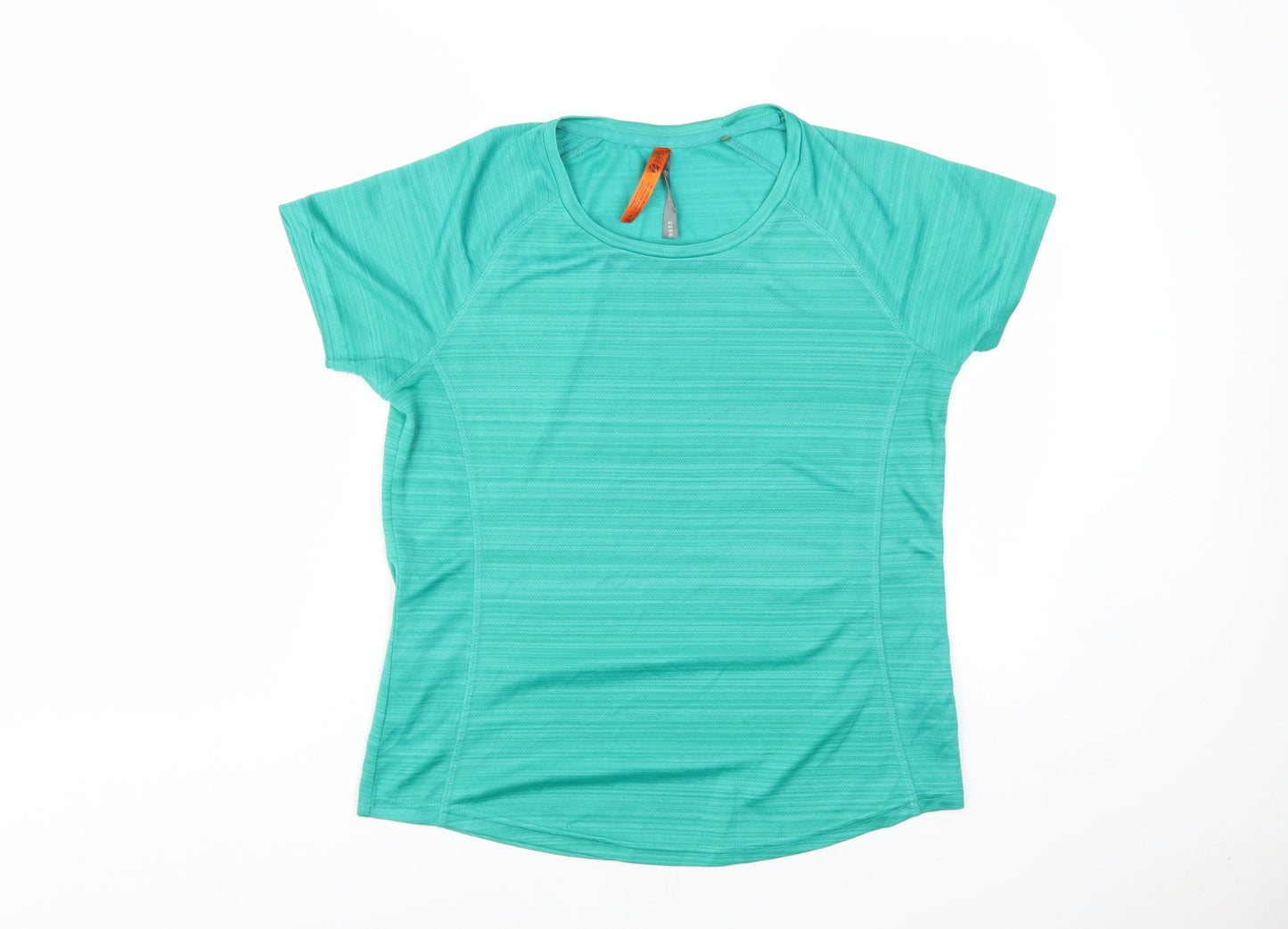 Zakti Women's Green Activewear T-Shirt, Size 14