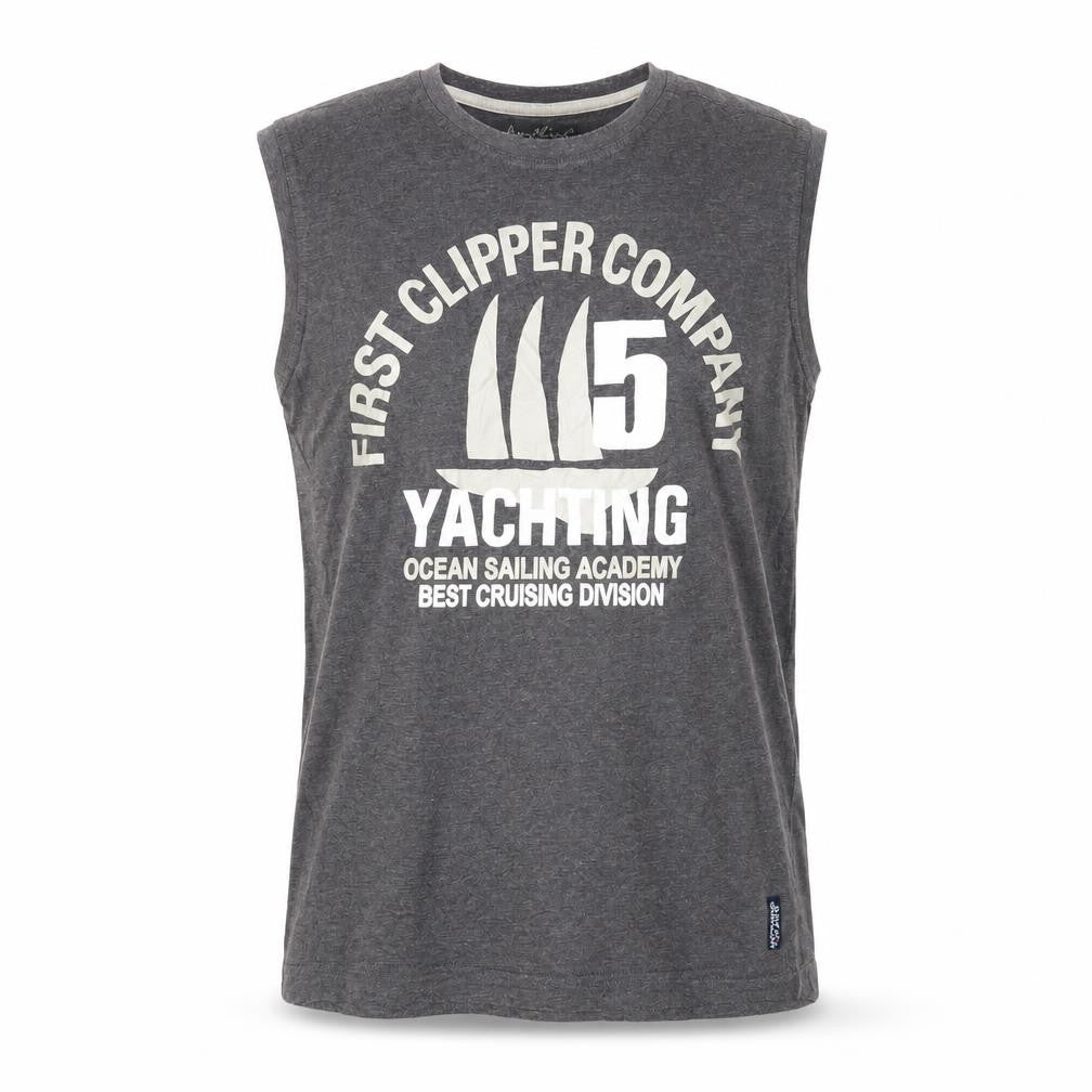 Anything Grey Tank Top Unisex Adults Large Nautical Style