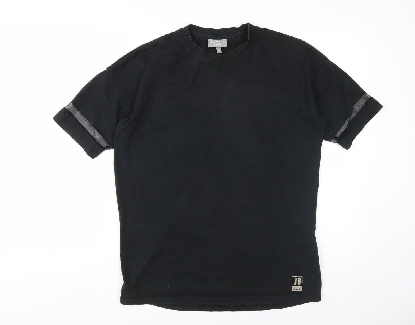 Bench Black XS Unisex T-Shirt - Casual Crew Neck