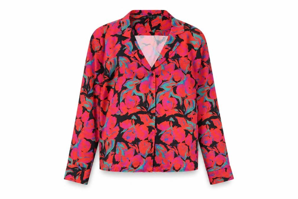 Topshop Women's Multicoloured Floral Kimono Blouse Size 12
