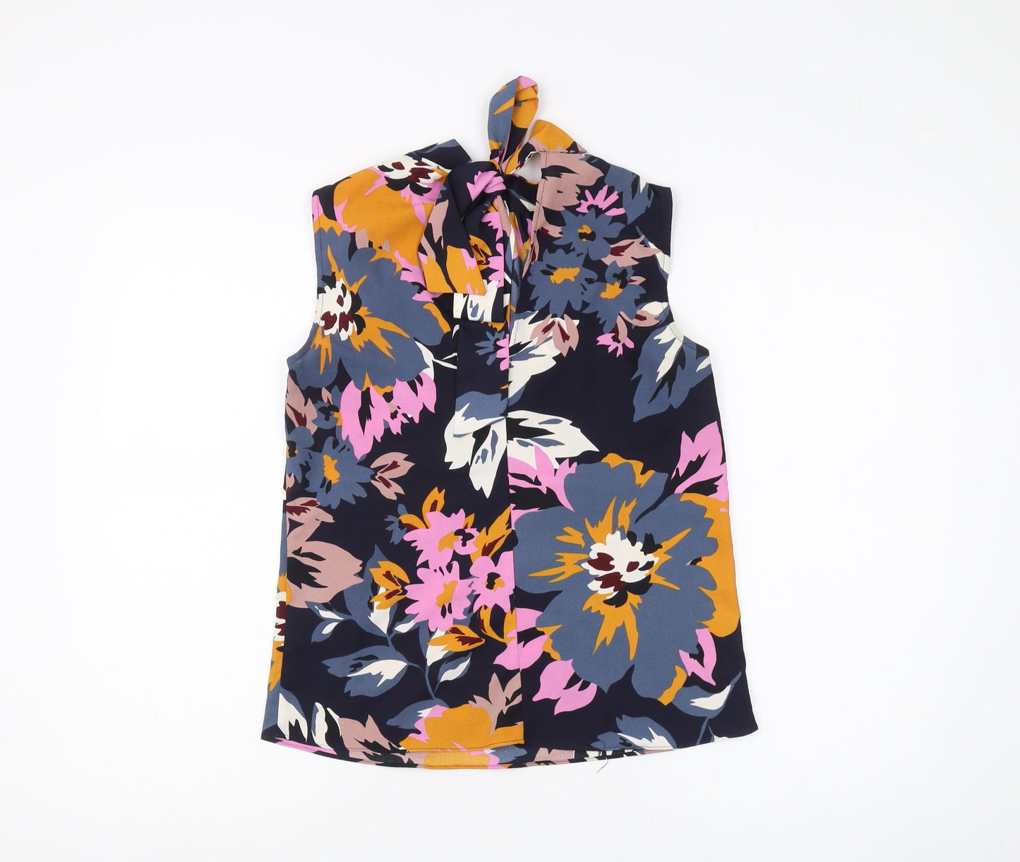 H&M Women's Multicoloured Floral Halter Blouse XS