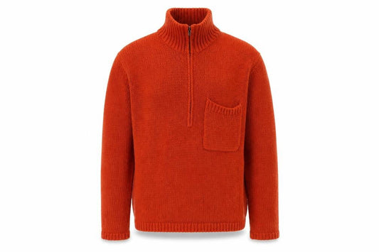 French Connection Men's Orange XS Pullover Sweater