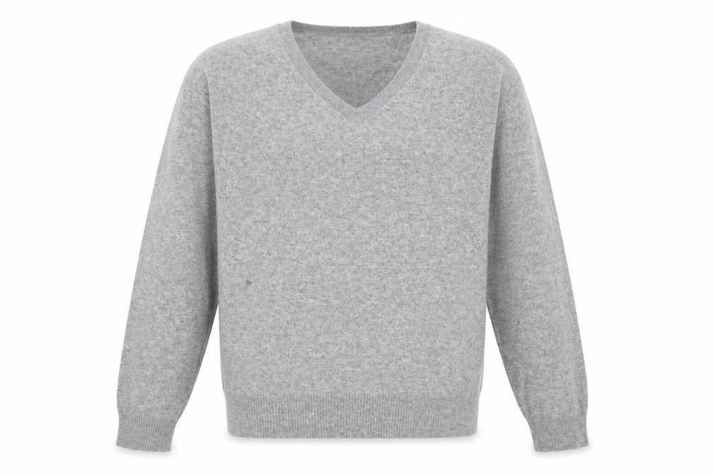 Farhi Men's Grey V-Neck Pullover Jumper M