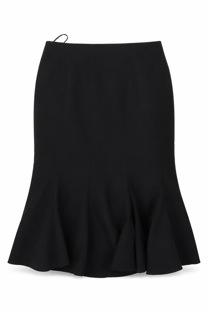 Libra Women's Black Trumpet Skirt Size 14