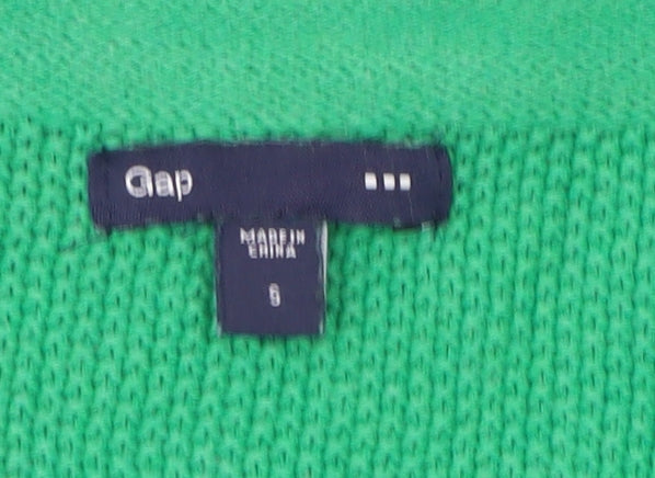 Gap Women's Green Cardigan, Size S, Long Sleeve V-Neck