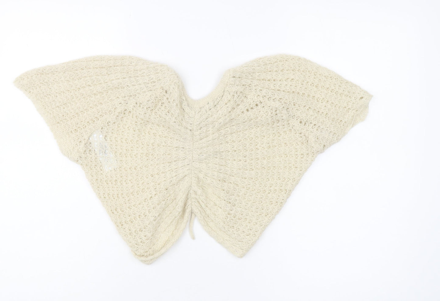 Great Plains Women's Beige Knit Cape - Medium, Casual