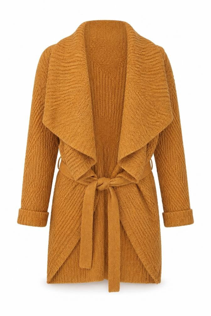 Monsoon Women's Brown Wrap Knit Jumper, Size S