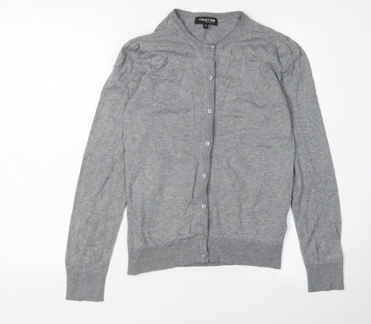 Debenhams Grey Women's Cardigan Size 10