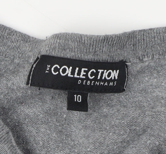Debenhams Grey Women's Cardigan Size 10