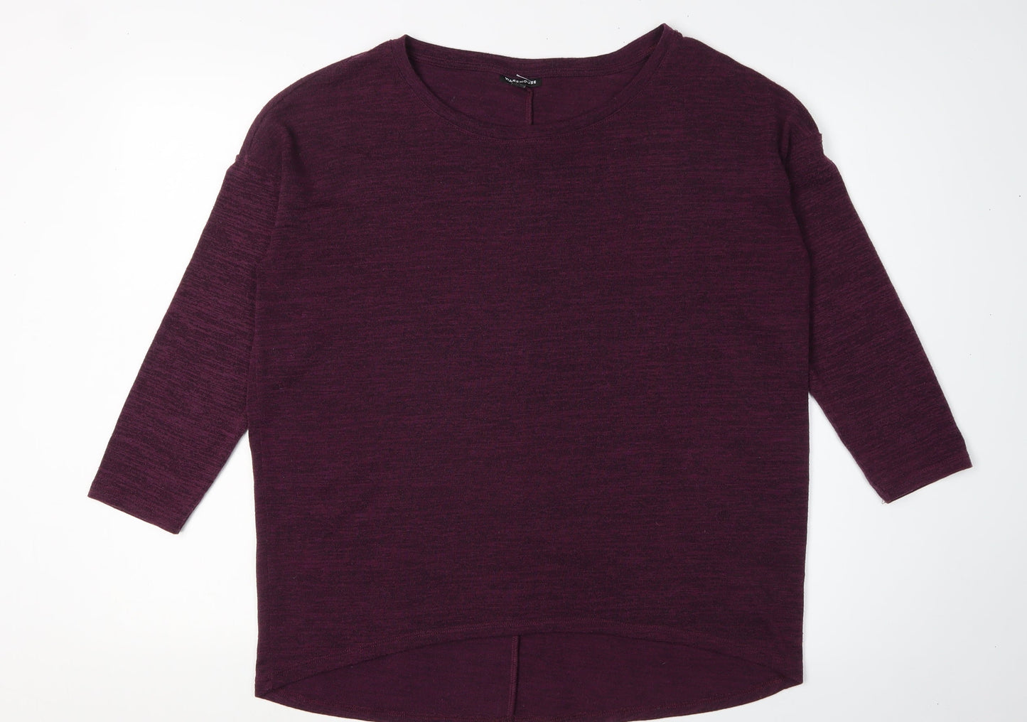 Warehouse Women's Purple Pullover Jumper Size 14