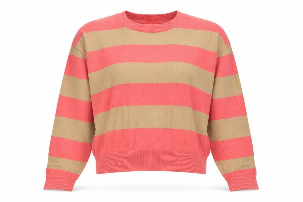 Noisy May Women's Multicoloured Striped Pullover M