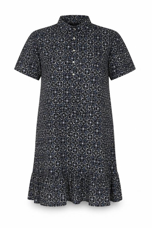 Next Women's Geometric Shirt Dress UK 14 Multicoloured