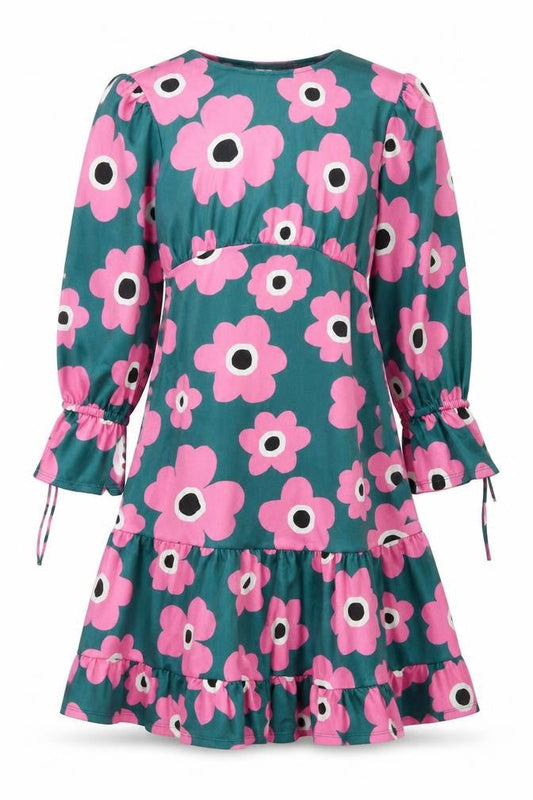 River Island Women's Floral A-Line Dress for Spring