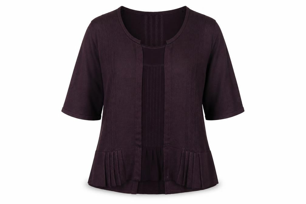 Marks & Spencer Women's Purple Cardigan Size 12