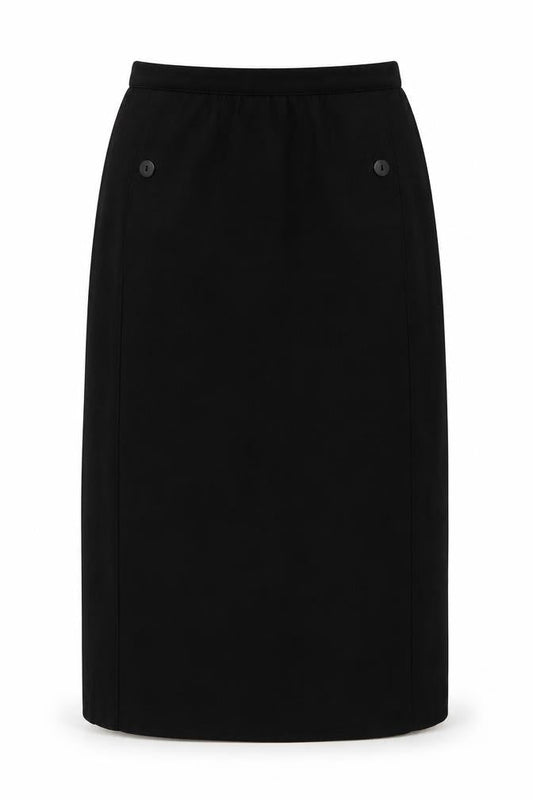 St Michael Women's Black Midi Pencil Skirt Size 10