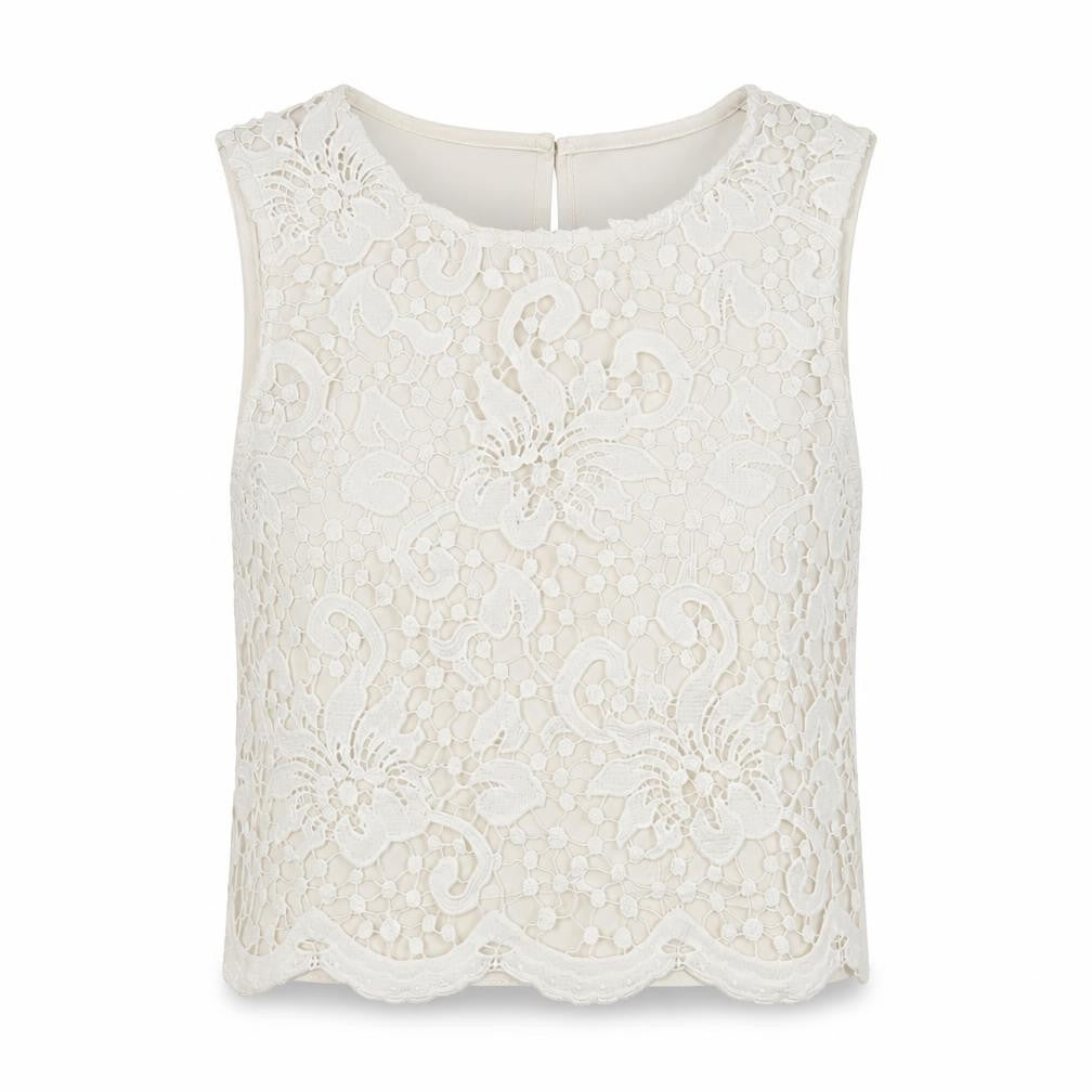 Millie Mackintosh Women's Ivory Camisole Blouse Size 12