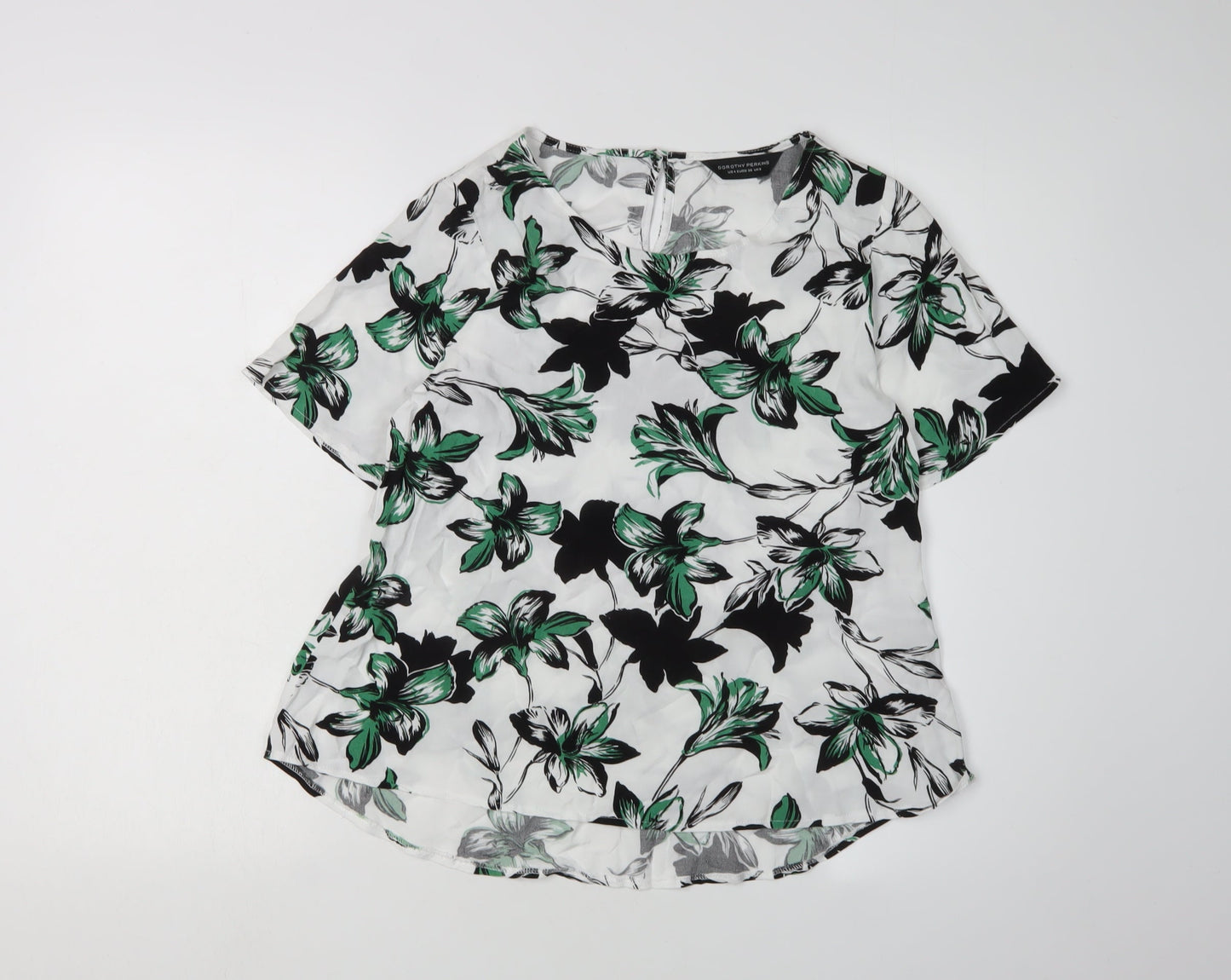 Dorothy Perkins Women's Floral Blouse 8 Multicoloured