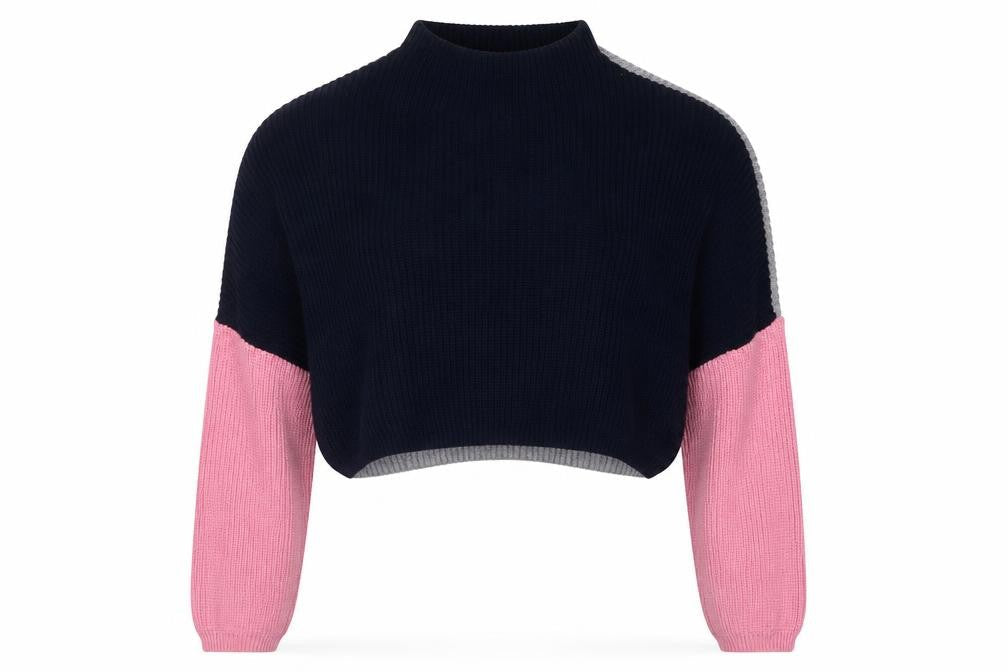 PrettyLittleThing Women's Multicoloured High Neck Jumper Size 6