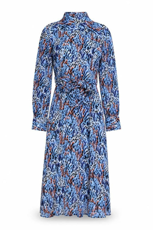 Marks & Spencer Women's Blue Animal Print Dress Size S