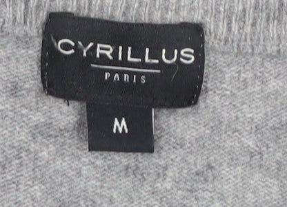Cyrillus Women's Grey Embroidered Pullover Jumper - M