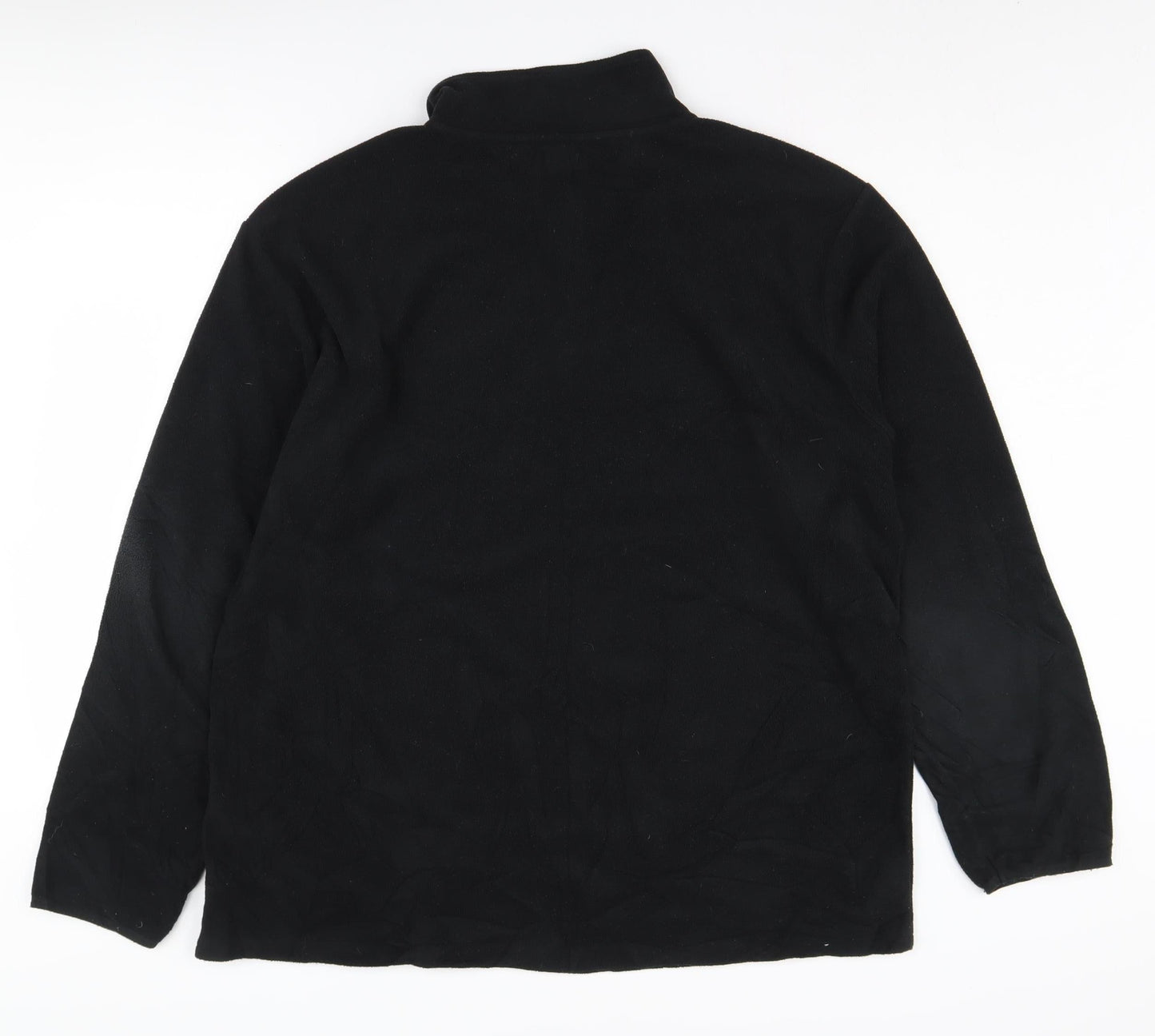 Atlasformen Men's Black 1/4 Zip Fleece Sweatshirt 2XL