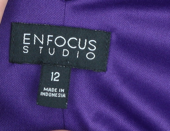 Enfocus Studio Women's Purple Bodycon Dress, Size 12