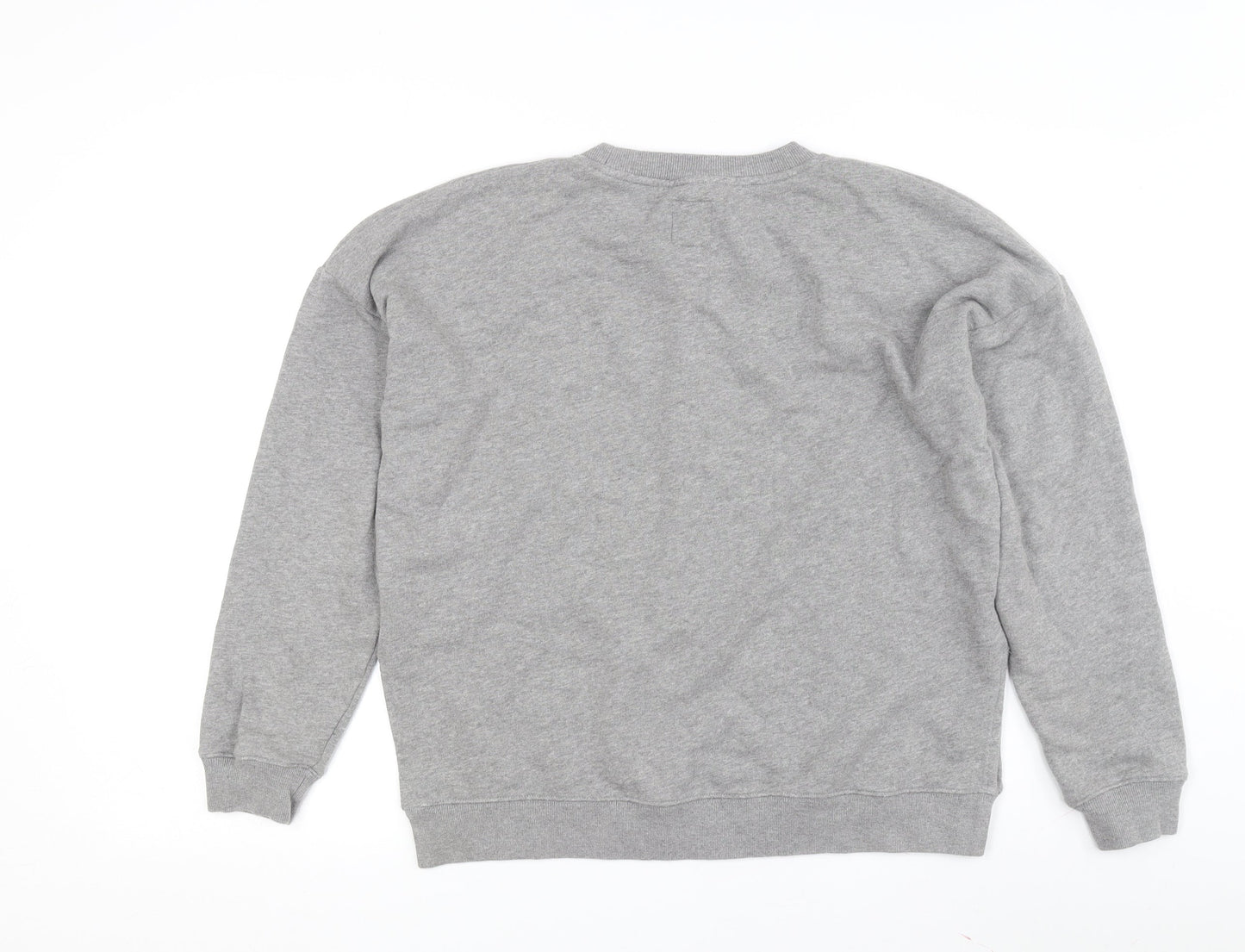 Jack Wills Women’s Grey Embroidered Sweatshirt Size 10