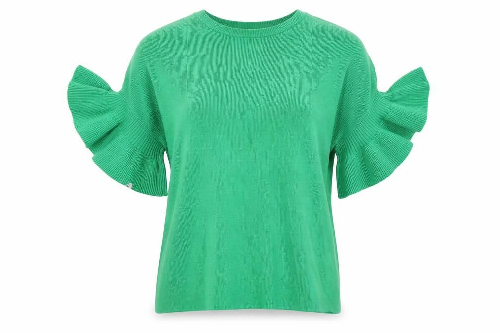 Warehouse Women's Green Pullover Jumper S