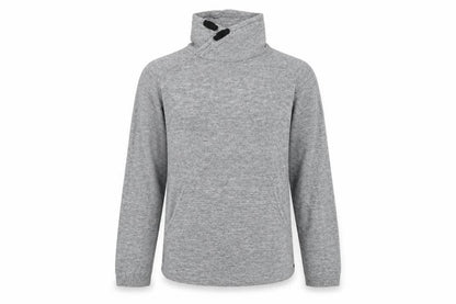 Front view of Zara boys’ grey pullover sweatshirt 11 years cotton knit