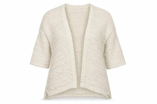 Warehouse Women's Ivory Cardigan UK 14 Chunky Knit
