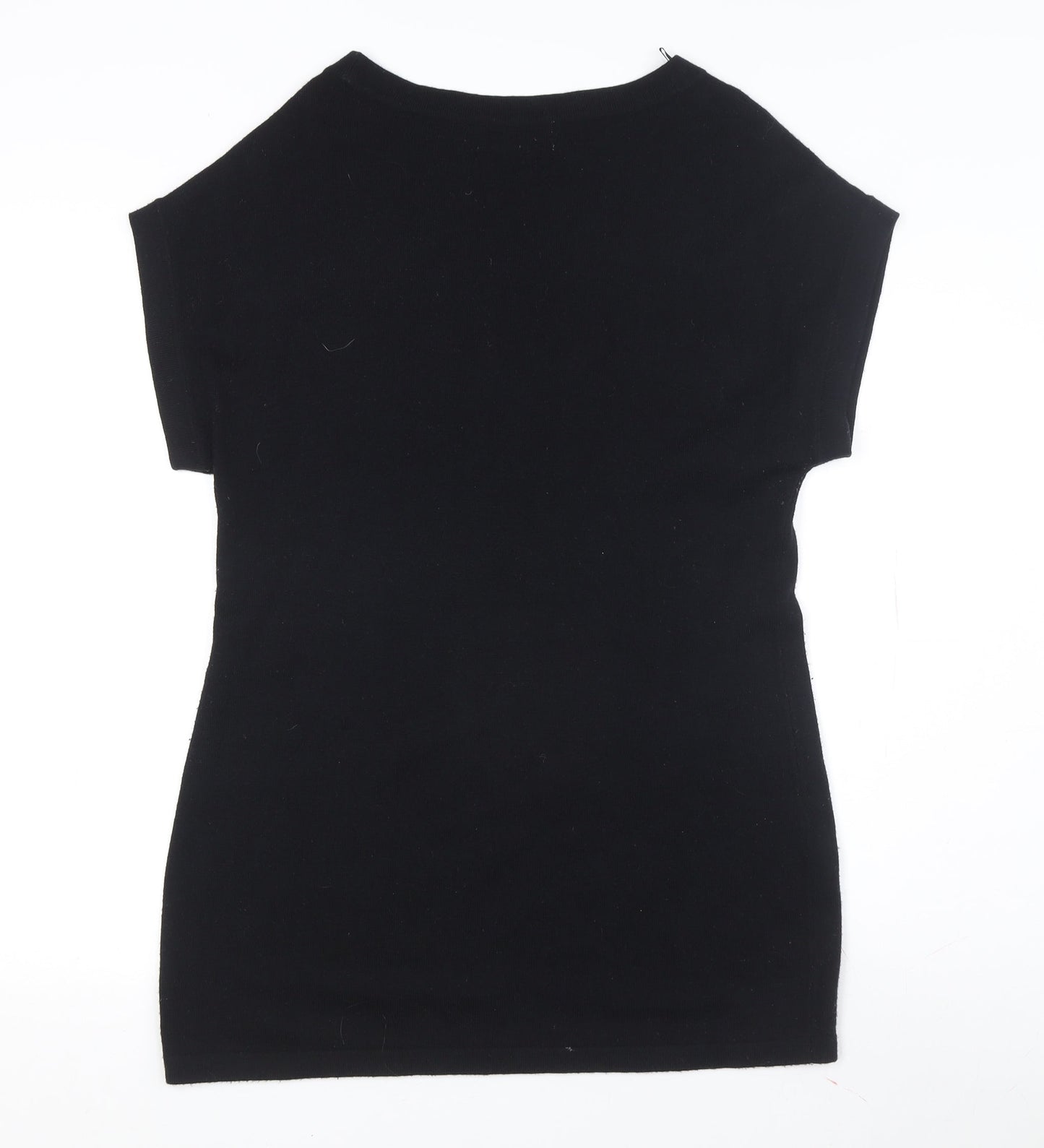 Wallis Women's Black Tunic Jumper, Size M, Casual Knit