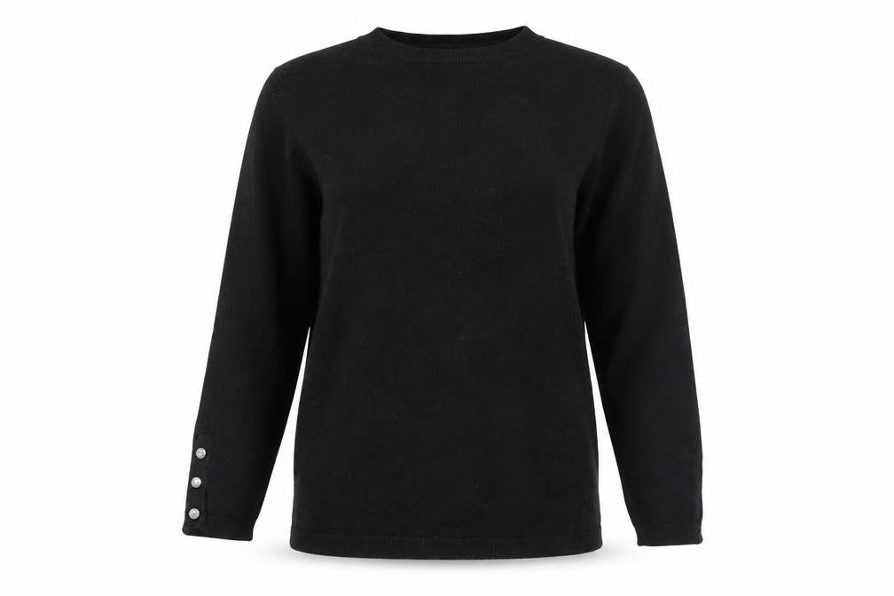 Stradivarius Women's Black Pullover Jumper Size 10