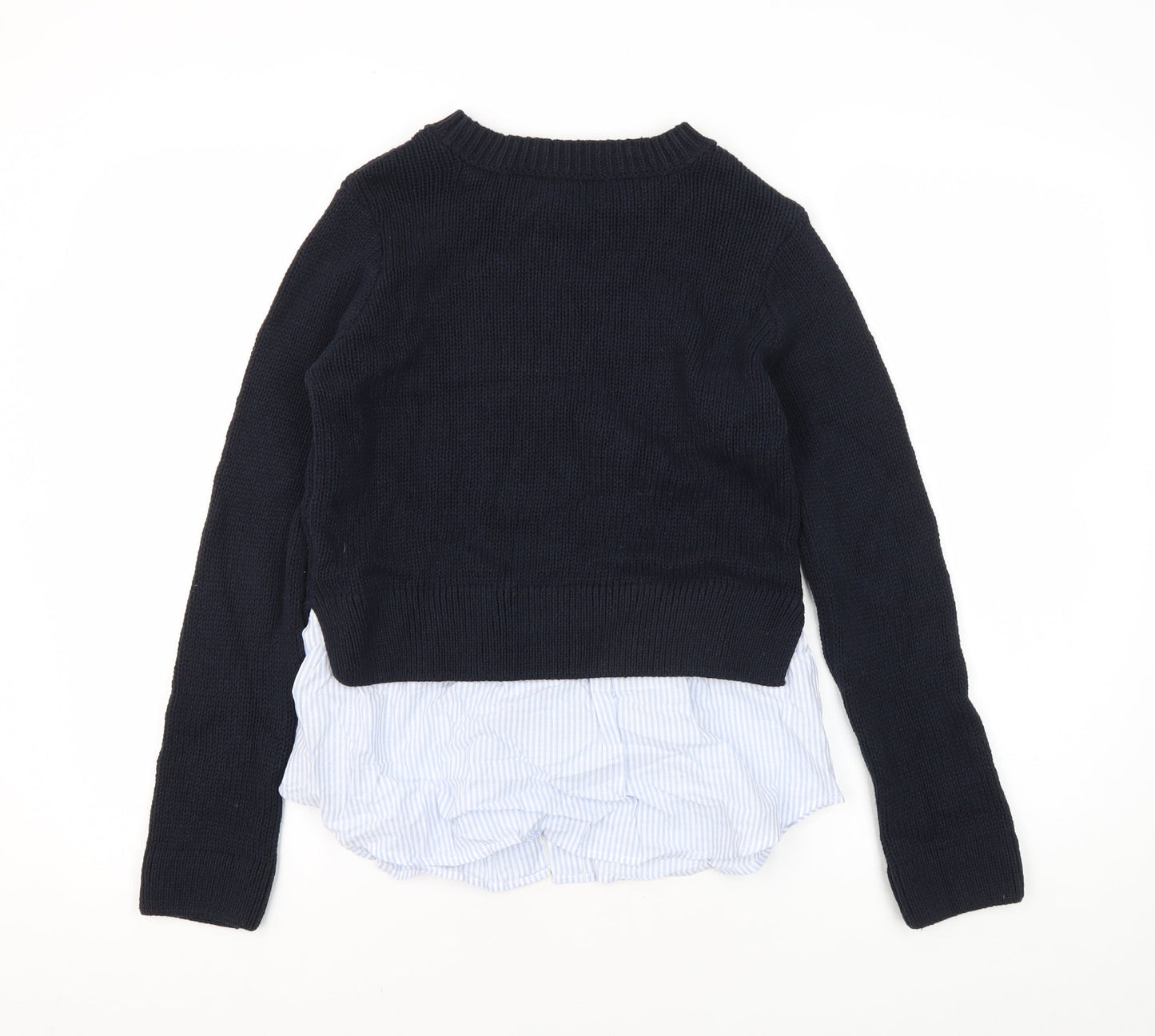 Stradivarius Women's Black Knit Pullover Jumper S