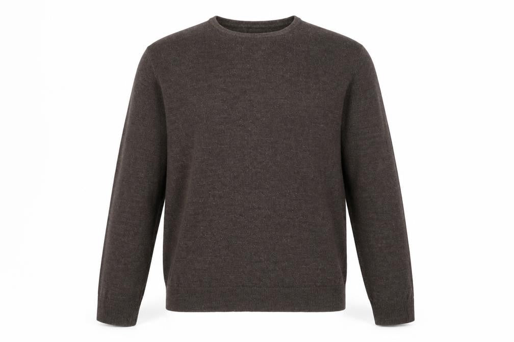 Topman Men's XL Brown Crew Neck Pullover Jumper