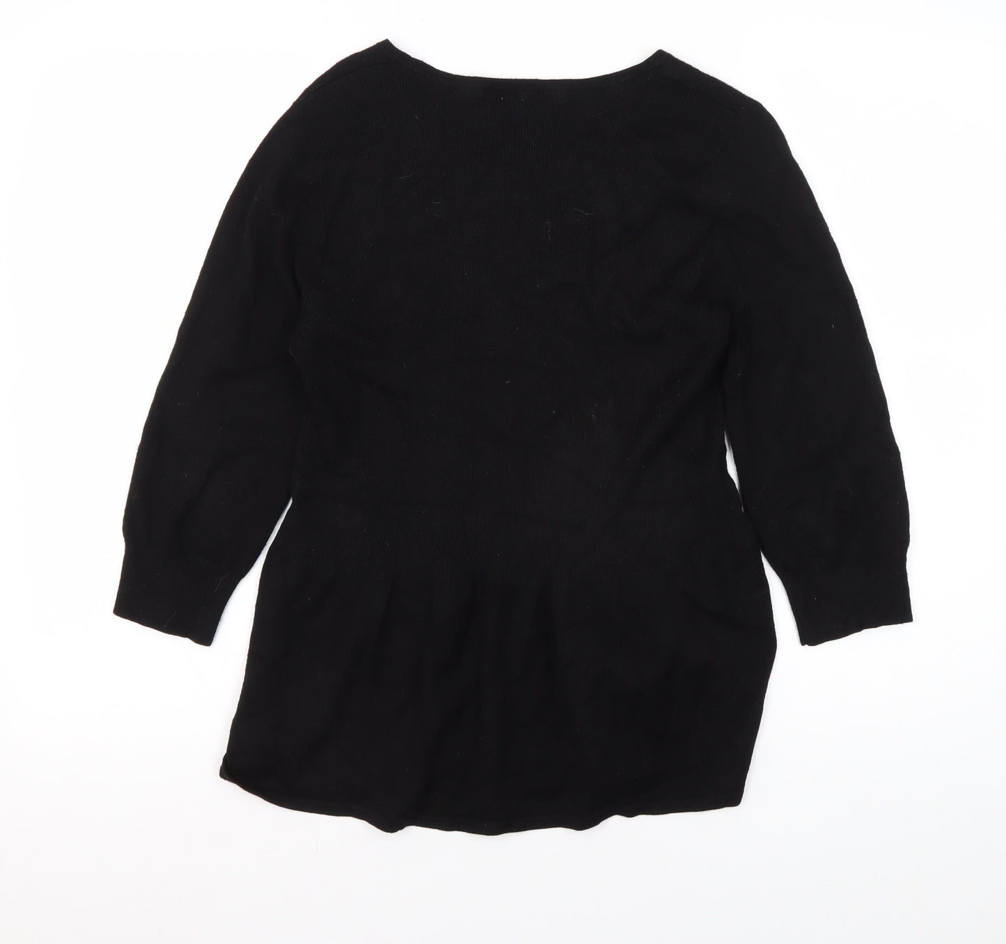 Marks and Spencer Black Tunic Jumper, Women’s, Size 12