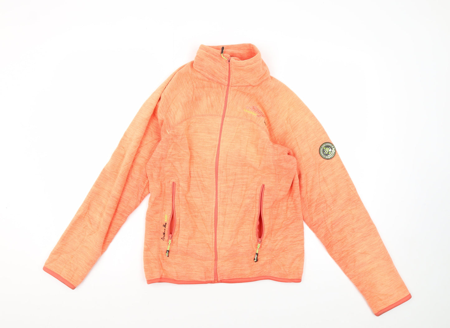 Geographical Norway Women's Orange Track Jacket, Size 10