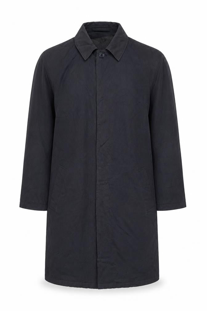 Austin Reed Men's Black Long Overcoat Size 42