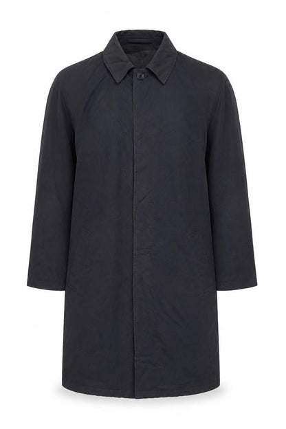 Austin Reed Men's Black Long Overcoat Size 42