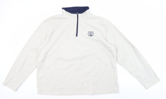 Atlas for Men Ivory Fleece 2XL Outdoor Sweatshirt